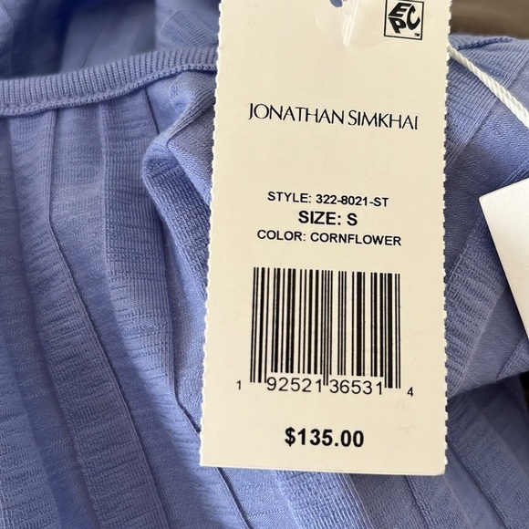 Jonathan Simkhai  Revolve Size S Purple Boho y2k Streetwear Thong Bodysuit - Picture 7 of 7